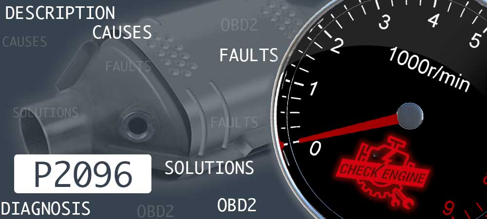 Fault code P2096 OBDII. How to fix, solutions